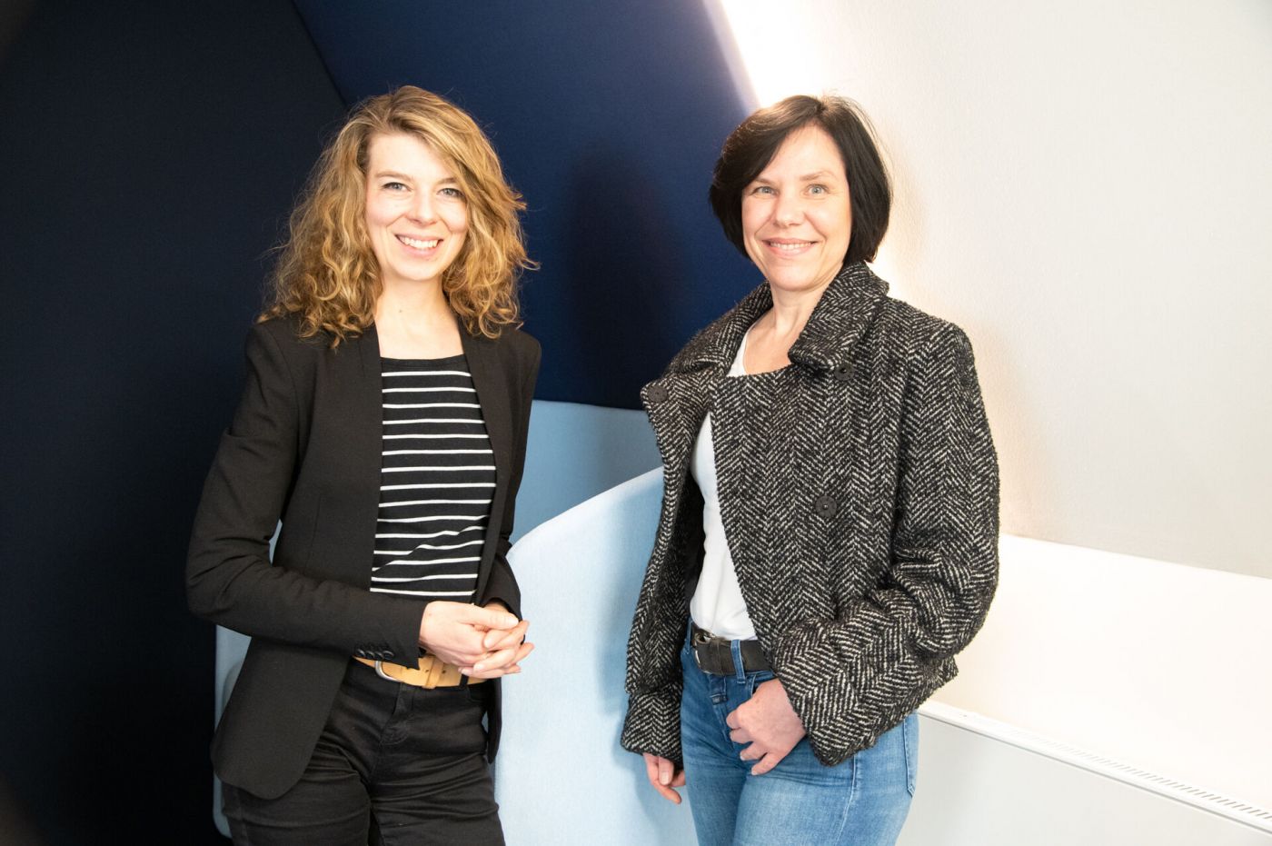 Dr. Elisa Franz und Sandra Fuchs (Foto: FH Münster/Katharina Kipp )