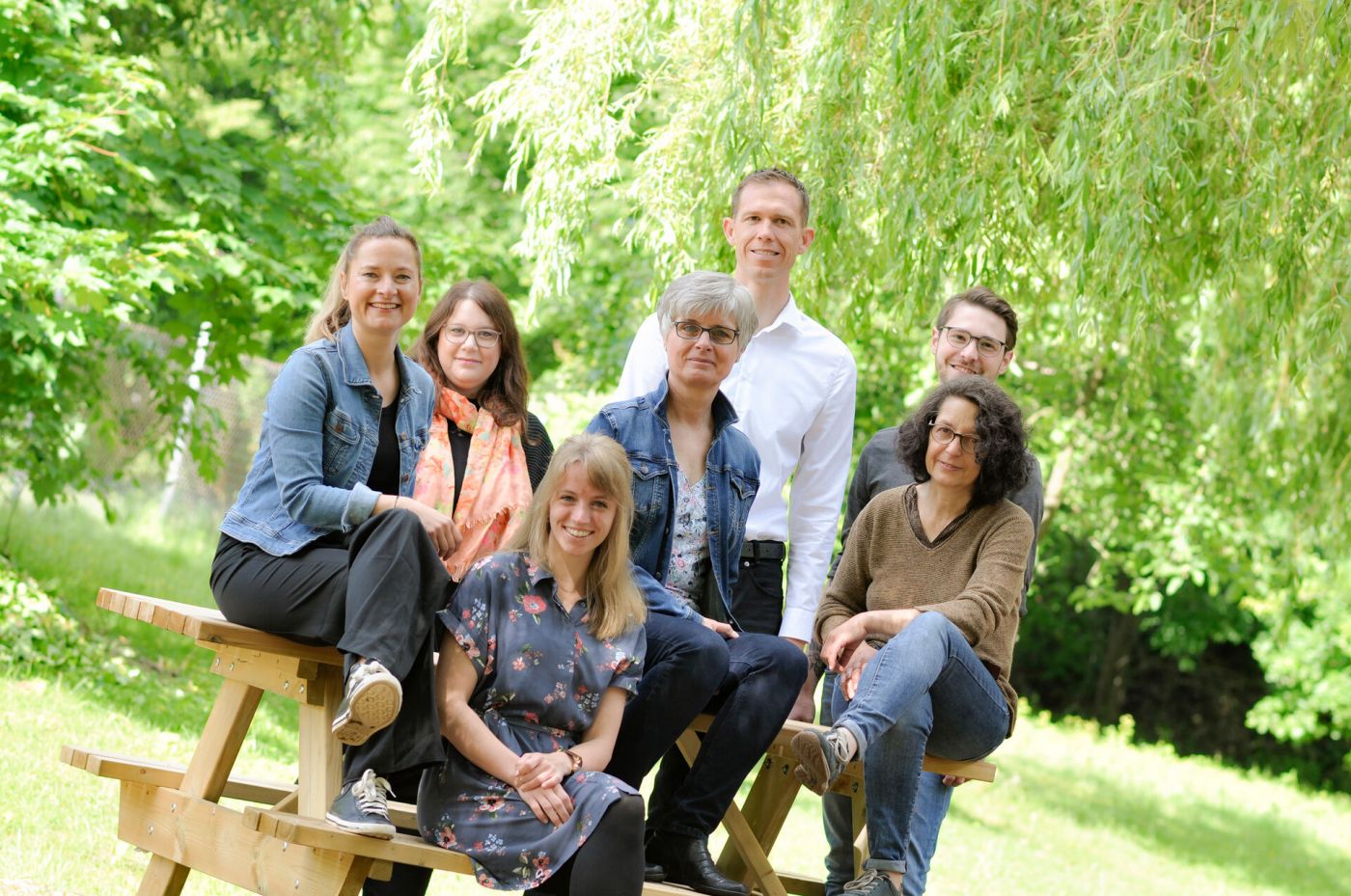 Das Team vom Referat Weiterbildung am Fachbereich Sozialwesen  (Foto: FH Münster/Simone Kratz)