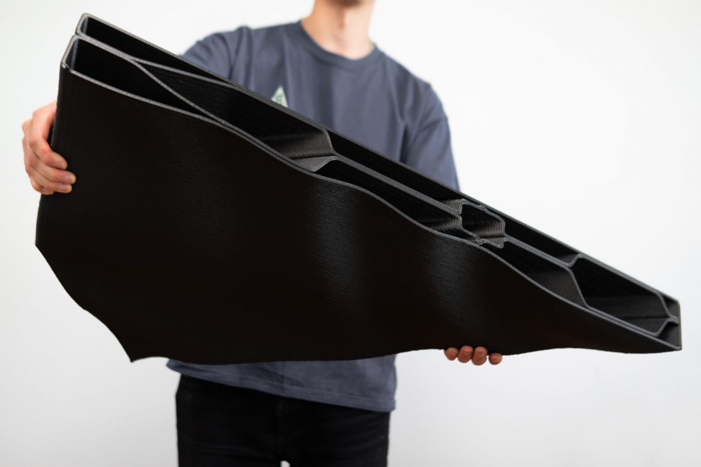 Ein Querschnitt durch eines der 3D-gedruckten Geländer von UNIKAT.railings.  (Foto: UNIKAT.railings)