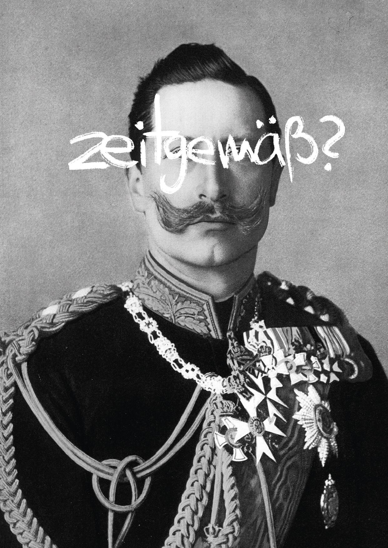 Plakat zur Ausstellung „zeitgemäß? – Wilhelm II. im Diskurs“  (Foto: FH Münster/MSD)
