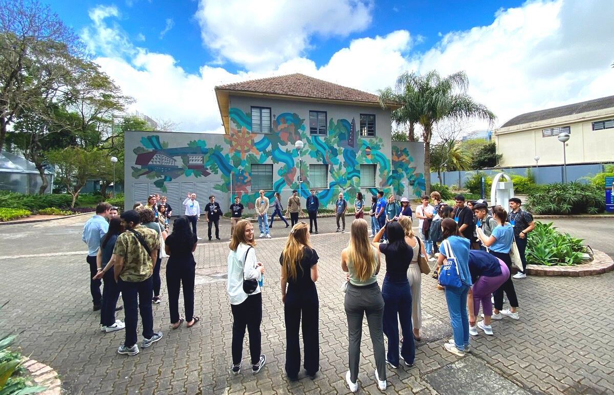 Moving the Cities: 150 Studierende von 12 Universitäten aus 6 Ländern treffen sich zur internationalen Entrepreneurship-Woche in Brasilien. (Foto: TAFH Münster GmbH) 